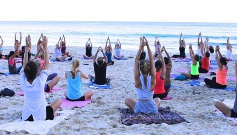 Beach Yoga